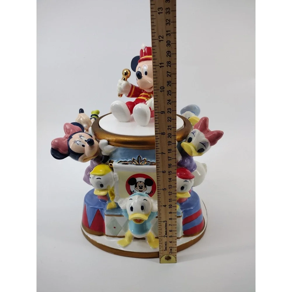Disney Mickey Mouse club Band Leader Circus Parade Ceramic Cookie Jar